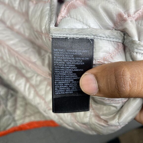 North Face ThermoBall Jacket Womens Large Quilted Insulated Lightweight Zip - Picture 12 of 15